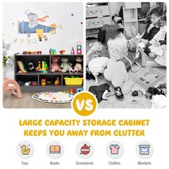 Costzon Toy Storage Organizer For Kids 5-Section School Classroom Storage For