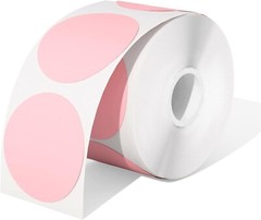 2″ Round Direct Thermal Labels Circle Sticker 750 Labels/Roll Self-Adhesive