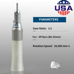 YABANG NSK Style Dental FX65 Slow Low Speed Straight Nose Cone Handpiece HP Burs
