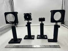 ThorLabs Newport Laser Optics Assorted Mounts 2 w/ Lenses QTY 4