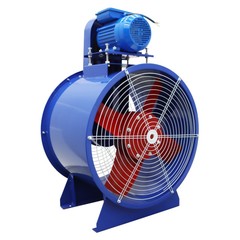 220V 24″ Tube Axial Fan Paint Room Axial Flow fan Exhaust Fan 1500W 1450r/min