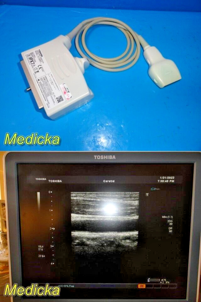 2012 Toshiba PLT-604AT Linear Array Ultrasound Transducer Probe, 6 Mhz ~ 30276
