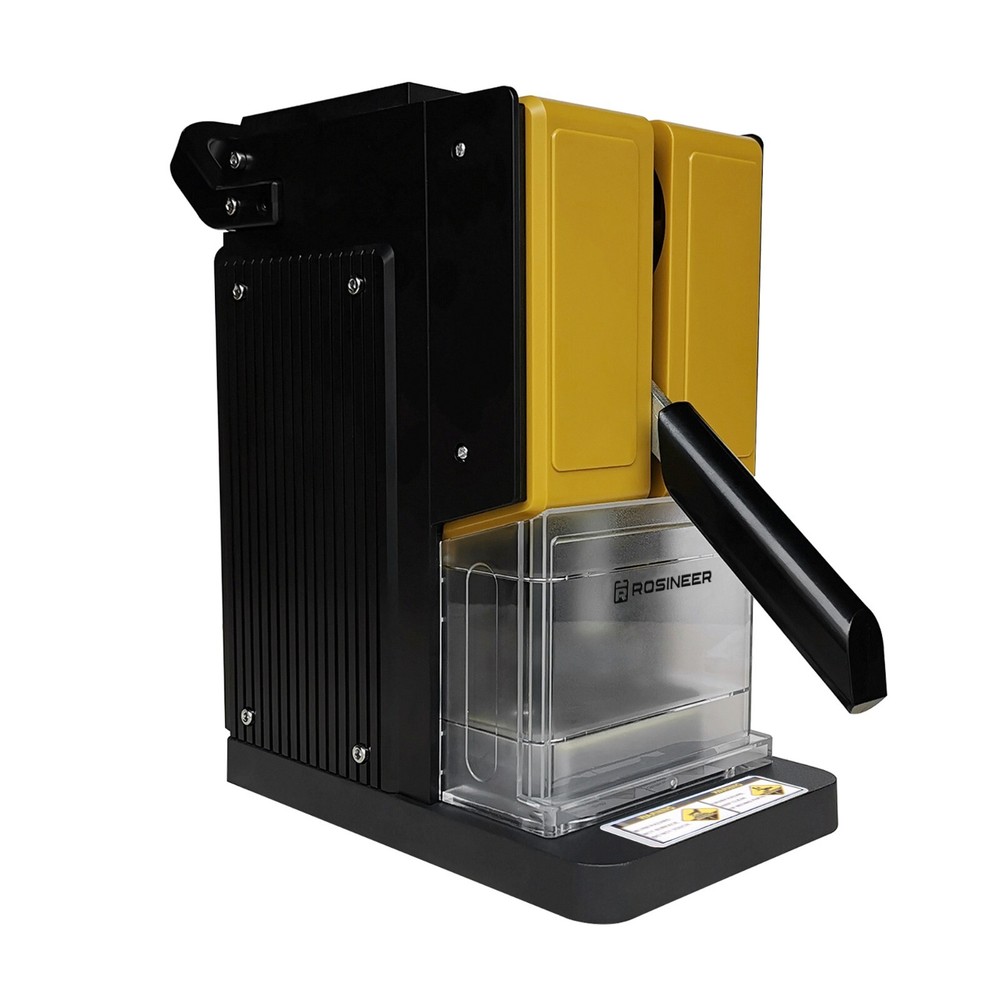 Portable Heat Press Machine, Dual Heat 2 x 3 Inch Plates, Multipurpose, Yellow