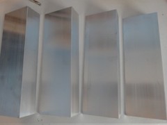 2″ X 4″ ALUMINUM ANGLE 1/8″ THICK 12″ IN LENGTH (4 PIECES)