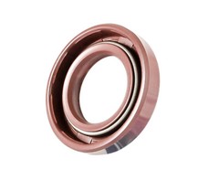 EAI 20x30x4mm FPM/FKM Oil Shaft Rotary Seal w/ Stainless Steel Spring Dbl Lip