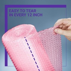 2-Pack Anti-Static Bubble Cushioning Wrap Rolls, 3/16″ x 12″ x 72′ ft Total, …
