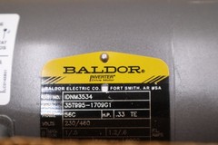 New Baldor IDNM3534 Inverter Duty AC Motor .33HP 1725RPM 3PH 60Hz STOCK H1569