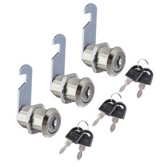 Lot Modern Cabinet RV Cam Locks Keyed Alike Secure Drawer File 3/4″ 1″ 1-1/8″