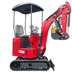 13.5HP Mini Excavator 1 TON B&S EPA Engine Hydraulic Thumb Digger Free Shipping