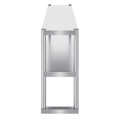VEVOR Double Overshelf Stainless Steel Overshelf 12×60/48/72 in for Prep Table