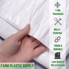 Poly Cover – 4 Mil Clear Plastic Sheeting