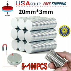 5 10 25 50 100 Pcs N35 Powerful Round Disc Neodymium Magnets Rare-Earth Magnet