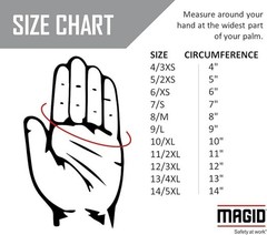 MAGID Liquid Absorbing Level A4 Cut Resistant Work Gloves, 12 Pairs, 9 Large
