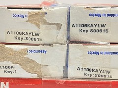 American Lock A1106KAYLW Lockout Padlock Yellow Key S00615 LOT OF 10