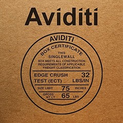 AVIDITI 6x6x18 Tall Corrugated Boxes, Tall, 6L x 6W x 18H, 25 Pack, Kraft