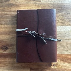 Cavallini & Co. Brown Leather Journal MADE IN ITALY – BROKEN STRAP- AS IS