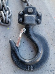 Tractel Inc. USA tralift 1 ton 30ft Chain Hoist W/1t Hook 6 x 18mm Grade 50 Blue