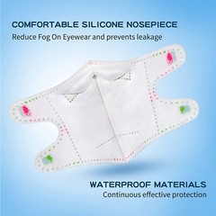 10/30 Cartoon Kids Protective NIOSH Approved N95 Face Mask Disposable Respirator