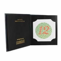 14 Plate Ishihara Test Book for Color Blindness With Free Shipping