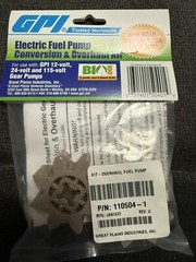GPI Electric Fuel Pump CONVERSION & OVERHAUL KIT 110504-1 FREE SHIPPING