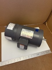 LEESON K460 Brake Motor, 0.75 HP, 3 Ph, 230/460 V, 1800 RPM, 5K49PN4565