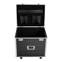 Locking File Chest File Rails Letter/Legal Files Storage Box with Wheels&Handle