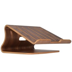 Wooden Laptop Stand,Laptop Holder 11 .02 L*7.9 W*5.7 H IN, Walnut-1001
