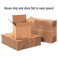 BMD171112R Multi-Depth Corrugated Boxes, 17 1/4″L x 11 1/2″W x 12″H, Kraft (P…