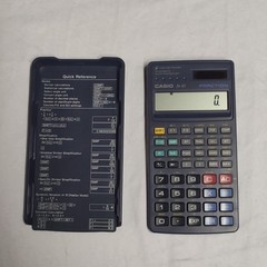 Casio fx-65 Scientific Calculator Fraction LCD, Two-Way Power, Slide Cover