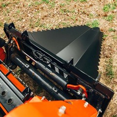 Titan Attachments Economy Series Stump Bucket Tree Scoop V2, Skid Steer Quick Ta