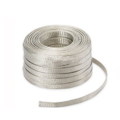 Tinned Copper Braided Sleeve Metal Shielding Cable Wire Sleeving Ground Lead