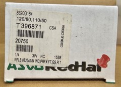 ASCO Red-Hat 8320G184 Solenoid Valve 3-Way NC 1/4″ 120V 60Hz