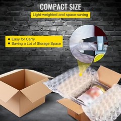 Bubble Protector Wrap 16 x 13 inch, 985 ft Air Cushion Roll Pillow Bags Film