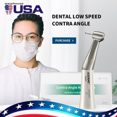 AZDENT /Joydental Dental Low Slow Speed Handpiece Contra Angle Push Button