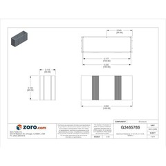 Box Enclosures B4-080Si Screws Electrical Enclosures, 3.16 In H, 2.11 In D,