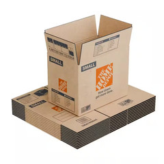 Small Moving, Shipping, Packing Box with Handles (10 Pack)