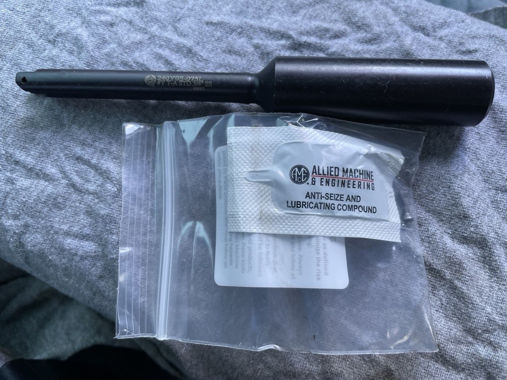 Allied 220Y0S-075L Indexable Spade Drill Coolant Thru (NEW) Long Length