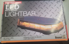 BRAND NEW BUYERS PRODUCTS # 8891060 LED MULTI-MOUNT 68 BULB AMBER LIGHT BAR