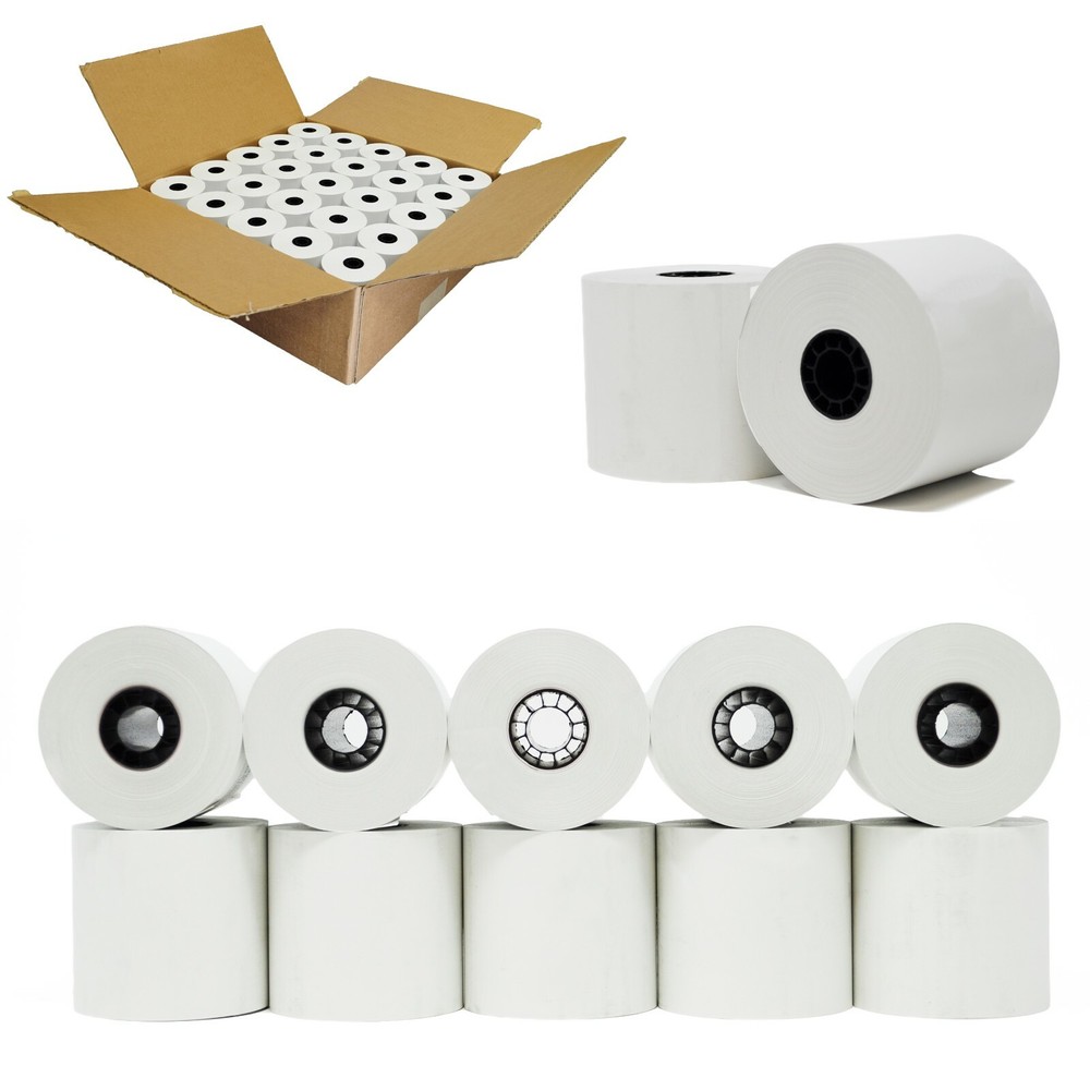 2 1/4″ x 230′ BPA Free Thermal Paper Receipt Rolls – 50 Rolls/Case
