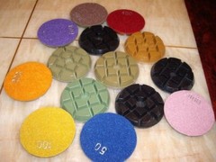 9PC 3 Inch Wet/Dry Concrete FLOOR Marble Granite stonework Diamond Polishing Pad