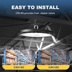20x 200W UFO Led High Bay Light Industrial Commercial Factory Warehouse 90-277V