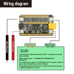 DIY Portable Mini Spot Welder Machine 8-24V Voltmeter For 18650 Lithium Battery