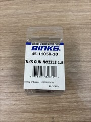 BINKS Trophy Gun Fluid Nozzle – 45-11050-18 – 1.8MM