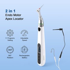Dental Endo Motor System 16:1 Contra Angle 120-650rpm 0.6-4N.cm Auto Reverse