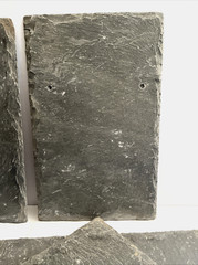 New 6 pieces Natural Slate Tile Roofing Dark Gray Pre Drilled Size 10″ x 16″