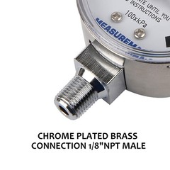 Stainless Steel Pressure Cooker Gauge Pressure Canner Gauge Steam Pressure Gauge