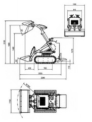 2025 NEW Skid-Steer Loader Tracked 22.1 HP Honda EPA Gasoline Engine 3 Hy Valves