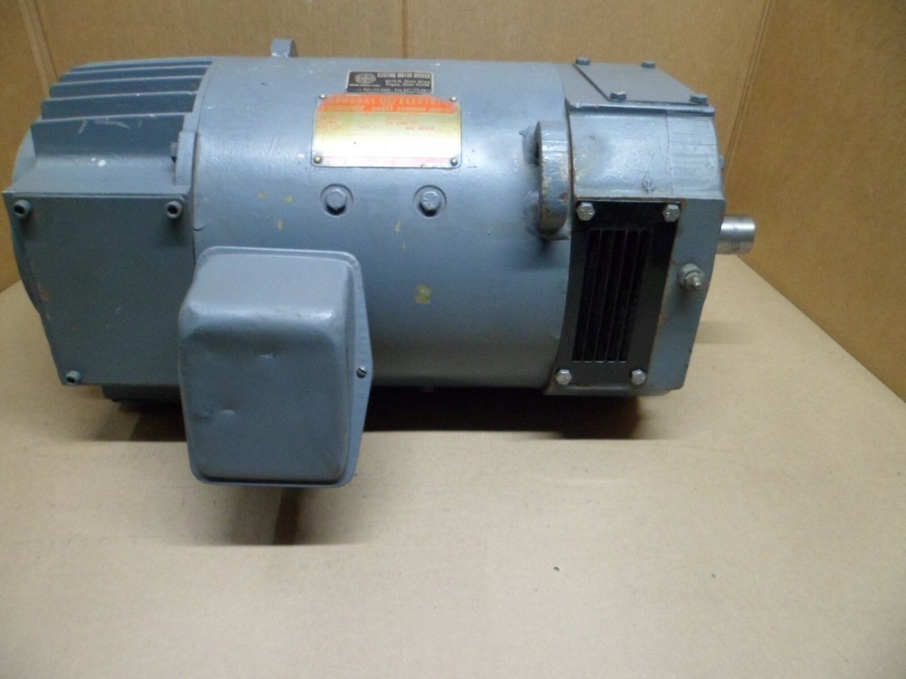 GENERAL ELECTRIC KINAMATIC CD258ATC DIRECT CURRENT MOTOR 240V 3PH 1150/3600 RPM.