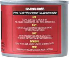 Royal Oak Canned Heat 12 Pack 2 Hour Chafing Fuel, Easy Open, Resealable, Non-Dr