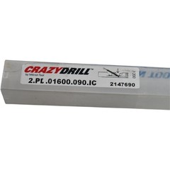 NEW Mikron Tool 2.PD.01600.090.IC CrazyDrill Coolpilot 1.60mm Carbide Pilot Dril